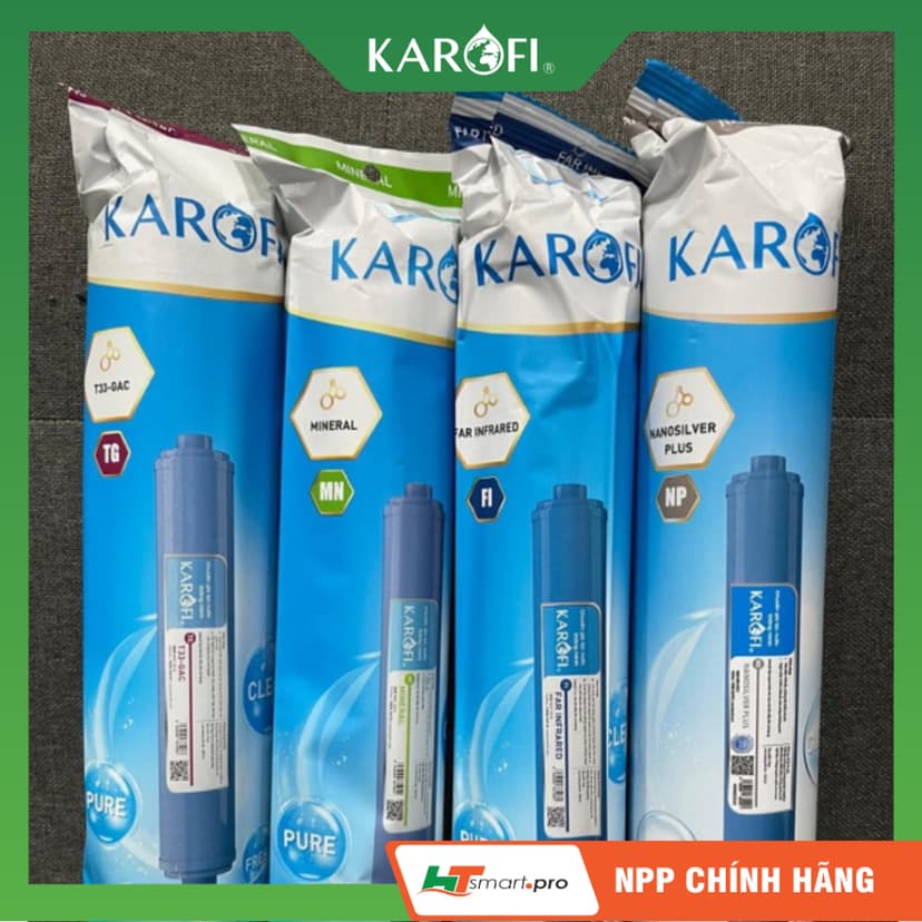 Ảnh COMBO 4 Lõi Khoáng Karofi 5678 T33-GAC, MINERAL, FAR INFRARED, NANOSILVER PLUS Hàng Chính Hãng 1