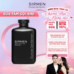 Thumbnail Sữa tắm gội nam 4 in 1 hương nước hoa châu Âu SIRMEN Europe Gentlemen cao cấp 350g công nghệ EU-Nano 1