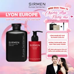 Thumbnail Combo LYON EUROPE gồm Sữa tắm gội nam 350g & Dung dịch vệ sinh nam 100g nguyên liệu châu Âu SIRMEN Europe Gentlemen 1