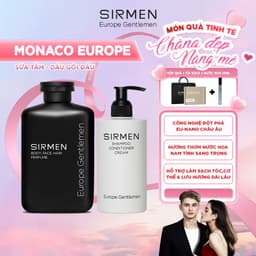 Thumbnail Combo MONACO EUROPE gồm Sữa tắm gội nam 350g và Dầu gội nam 320g nguyên liệu châu Âu SIRMEN Europe Gentlemen cao cấp 1