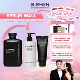 Thumbnail Giftbox combo 3 BERLIN WALL SIRMEN Europe gồm Sữa tắm gội nam 4 in 1 - Dầu gội nam 3 in 1 và Sữa rửa mặt nam 2 in 1 1