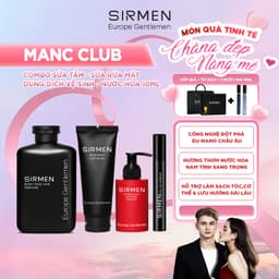 Thumbnail Giftbox MANC CLUB SIRMEN Gồm Sữa tắm gội nam - Sữa rửa mặt nam - Dung dịch VS và Nước hoa nam 10ml 1