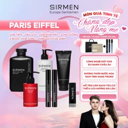 Thumbnail Giftbox combo 6 PARIS EIFFEL SIRMEN  Sữa tắm nam - Nước hoa nam - Dầu gội - Dung dịch vệ sinh - Sữa rửa mặt - Son dưỡng 1