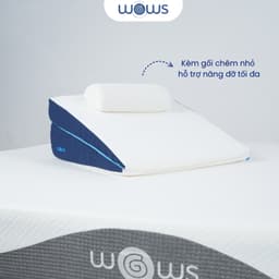 Thumbnail WOWS - Gối Memory Foam Cao Cấp Tri-me - Chống Trào Ngược Dạ Dày Cho Người Lớn - Thiết Kế Linh Hoạt 2
