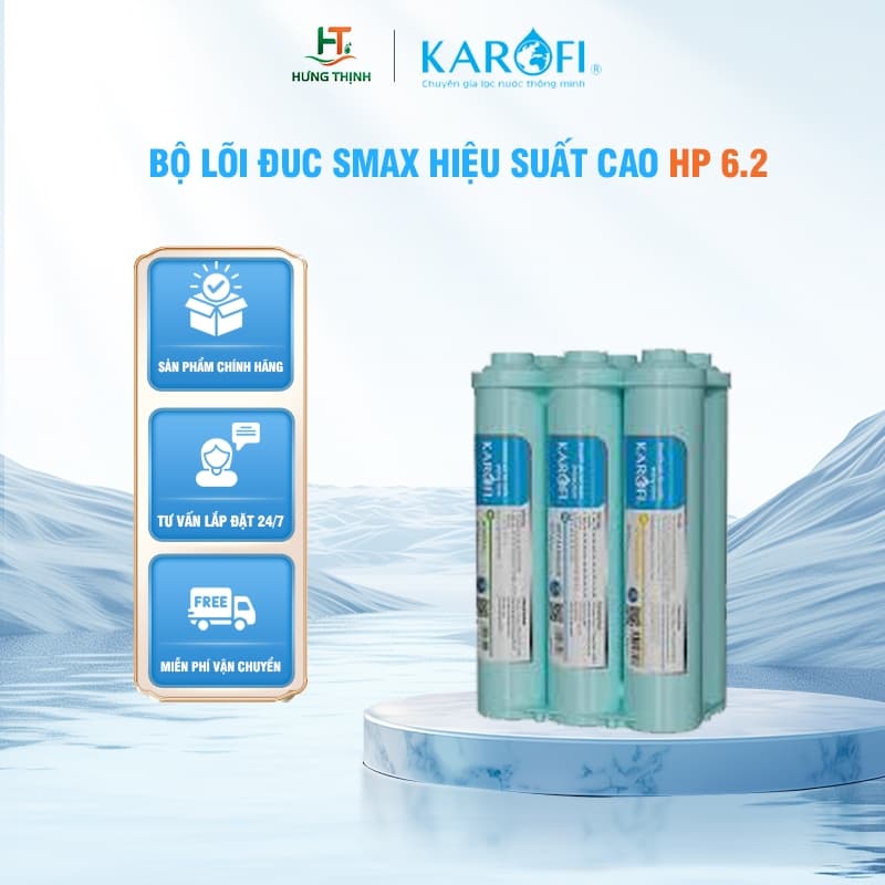 Ảnh Bộ lõi Smax Hiệu Suất cao HP 6.2 Karofi Với Cụm Đúc Liền Khối 6 lõi chức năng Chính Hãng 1