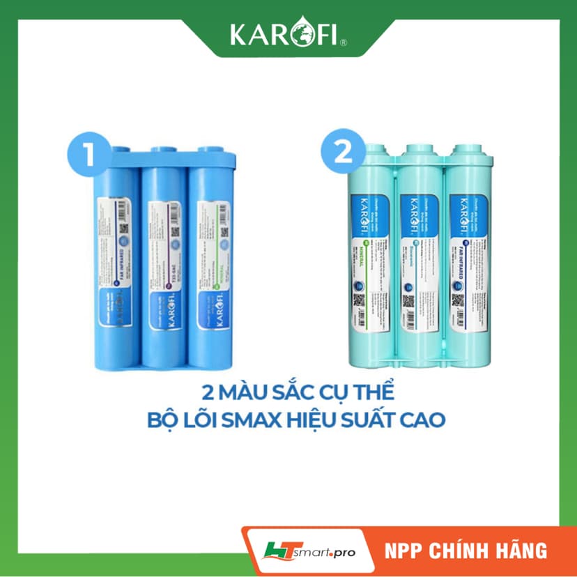 Ảnh Bộ lõi Smax Hiệu Suất cao HP 6.2 Karofi Với Cụm Đúc Liền Khối 6 lõi chức năng Chính Hãng 4