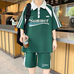 Thumbnail Bộ thể thao nam nữ SUMMER NAD.Đồ bộ thể thao unisex chất tổ ong thấm hút mồ hôi thoáng mát 4