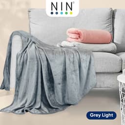 Thumbnail Chăn Mền tuyết NIN siêu mềm mịn 160x200cm nhiều màu sắc, chăn sofa, chăn đắp văn phòng 2