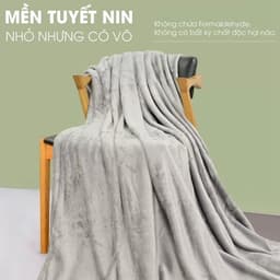 Thumbnail Chăn Mền tuyết NIN siêu mềm mịn 160x200cm nhiều màu sắc, chăn sofa, chăn đắp văn phòng 1