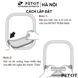 Thumbnail Bậc Chặn Cửa Nâng Cao Lối Vào Máy Dọn Phân Mèo Purobot Max Pro và Pura Max 3