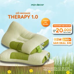 Thumbnail Gối công thái học Massage Therapy 1.0 kích thước 40x74cm Mịn Decor 1