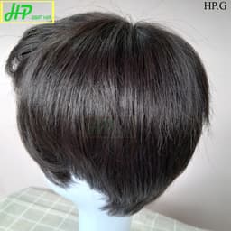 Thumbnail Tóc giả nữ nguyên đầu tóc ngắn HP SMART HAIR, mã HP.G làm từ tóc thật 3