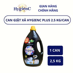 Thumbnail Can Nước Giặt Xả HygienC Plus 2,5Kg/Can Đậm Đặc Hương Nước Hoa 2