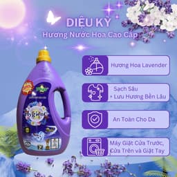 Thumbnail Thùng 10 Can Nước Giặt Đậm Đặc HygienC Plus 2.5Kg/Can Hương Nước Hoa 4