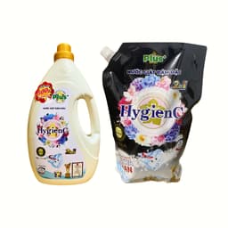 Thumbnail Combo 2: 1 Can Giặt Xả 2,5kg và 1 Túi Giặt Xả 2,6kg HygienC Plus Đậm Đặc Hương Nước Hoa 2