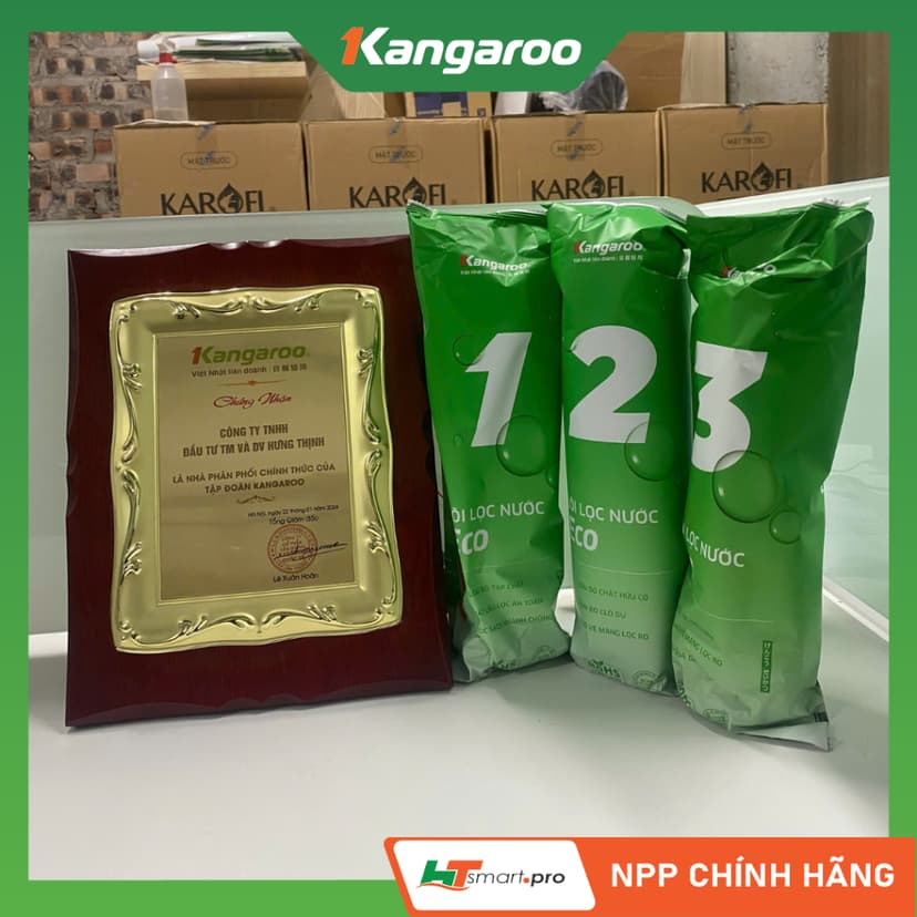 Ảnh Combo 3 Lõi Lọc Thô 123 Kangaroo ECO Chính Hãng Mẫu Mới 4