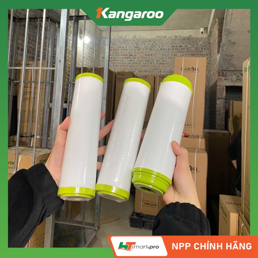 Ảnh Combo 3 Lõi Lọc Thô 123 Kangaroo ECO Chính Hãng Mẫu Mới 3