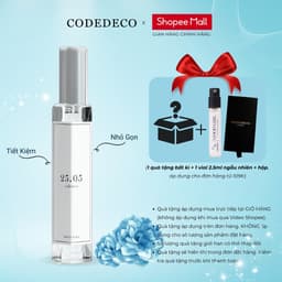 Thumbnail Tinh dầu thơm nữ CODEDECO 25.05 10ml - Dịu mát, Tươi mới, Ngọt ngào 1