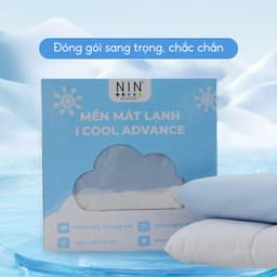 Thumbnail Mền lạnh I Cool Advance NIN House NM8034 1m6x2m1 hoạ tiết chữ | Chăn chần cotton Ice Silk 2