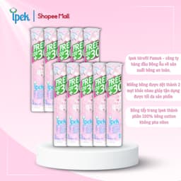 Thumbnail Combo 10 gói bông tẩy trang Ipek Thổ Nhĩ Kỳ 150 miếng (10 gói * 150 miếng) 3