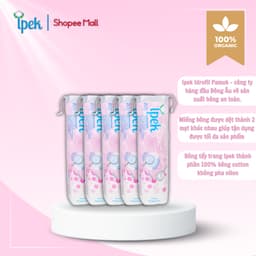 Thumbnail Combo 5 gói bông tẩy trang Ipek siêu mềm mịn 80 miếng (5 gói * 80 miếng) 2