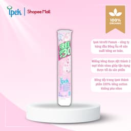 Thumbnail Bông tẩy trang ipek thỗ nhĩ kì 130 miếng 2