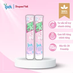 Thumbnail Combo 2 bông tẩy trang ipek thổ nhĩ kỳ 150 miếng 100% tự nhiên cao cấp 1