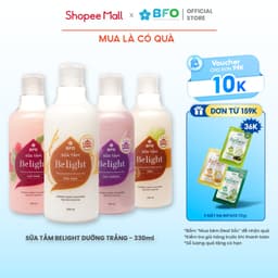 Thumbnail Sữa Tắm Hương Nước Hoa Dưỡng Trắng Da Giữ Ẩm BFO Belight 330ml 1