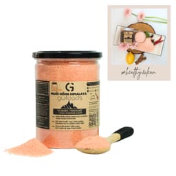 Thumbnail Muối hồng Himalaya GUfoods (dạng hạt mịn) - Tự nhiên, Eat Clean, Giàu khoáng chất, Không phụ gia (túi 100g / hũ 400g) 1