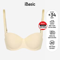 Thumbnail Áo ngực su iBasic có gọng không đường may mút vừa cup ngang phom đúc BRAW098 2