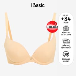 Thumbnail Áo ngực có gọng iBasic mút dày trơn phối màu viền cup T-shirt BRAW154 2