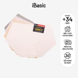 Thumbnail Combo pack 2, pack 4 quần lót su nữ siêu mỏng không lộ viền đáy kháng khuẩn iBasic PANW157 3