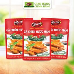 Thumbnail Combo 3 Gói Gia Vị Gà Chiên Nước Mắm Barona 80g ướp ngon chuẩn vị không cần nêm nếm 1