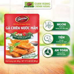 Thumbnail Combo 3 Gói Gia Vị Gà Chiên Nước Mắm Barona 80g ướp ngon chuẩn vị không cần nêm nếm 2