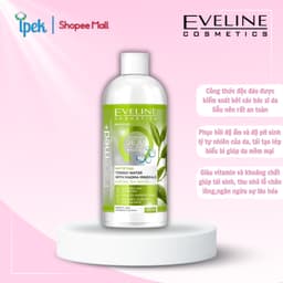 Thumbnail Nước hoa hồng kiềm dầu Eveline Facemed 400ml 1