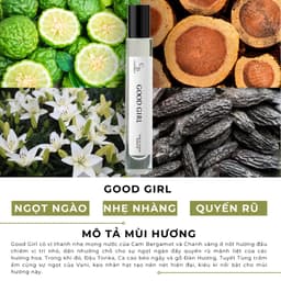 Thumbnail Tinh dầu thơm nữ CODEDECO Good Girl 10ml dạng lăn - Ngọt ngào, Nhẹ Nhàng, Quyến Rũ 2