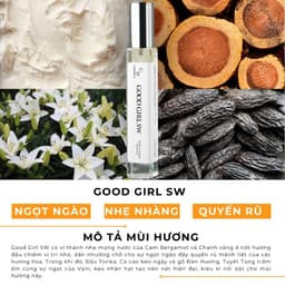 Thumbnail Tinh dầu thơm CODEDECO Good Girl SW 10ml dạng xịt - Phiên Bản Ngọt Hơn 2