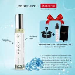 Thumbnail Tinh dầu thơm nam CODEDECO CODE N.21 10ml dạng xịt - Phóng khoáng, Nam tính, Cuốn hút 1