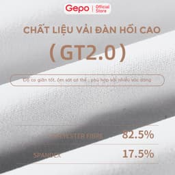 Thumbnail Áo khoác nữ thể thao tay ngắn tập gym,yoga,ôm body chất thun lạnh co giãn 4 chiều GEPO GP231 4