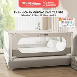 Thumbnail Thanh Chắn Giường PAKEY SB2 Cao 105cm, Bọc Xốp An Toàn, Nâng Hạ 1 Bên Cho Bé - Bảo Hành Trọn Đời 1