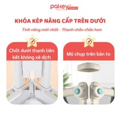 Thumbnail Thanh Chắn Giường PAKEY SB2 Cao Cấp Nâng Hạ Một Bên Dễ Dàng, Hàng Rào Giường An Toàn Cho Bé Yêu- Bảo Hành Trọn Đời 4
