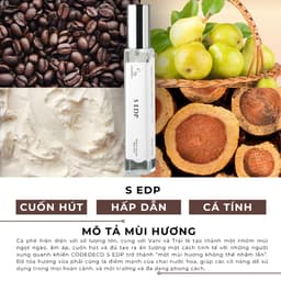 Thumbnail Tinh dầu thơm nữ CODEDECO S EDP 10ml dạng xịt - Cuốn hút, Hấp dẫn, Cá tính 2