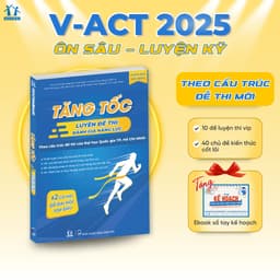 Thumbnail Sách Tăng tốc luyện đề thi Đánh giá năng lực ĐHQGTPHCM - HOCMAI 1
