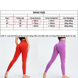 Thumbnail Quần dài tập gym nữ chất liệu dệt kim cạp cao nâng mông tôn dáng GEPO GP109 2