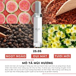 Thumbnail Tinh dầu thơm nữ CODEDECO 25.05 10ml - Dịu mát, Tươi mới, Ngọt ngào 2