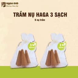 Thumbnail Trầm nụ Haga 3 Sạch, Hương thơm trầm hương ngọt ấm, Xông nhà tẩy uế -6 NỤ 1
