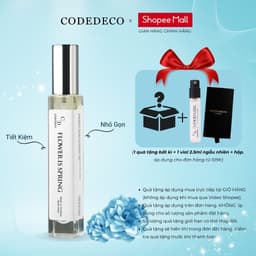 Thumbnail Tinh dầu thơm nữ CODEDECO Flower Is Spring 10ml dạng xịt - Sang trọng, Tinh tế, Quyến rũ 1