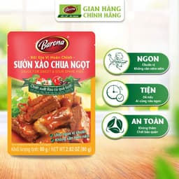Thumbnail Gia Vị Sườn Xào Chua Ngọt Barona 80g ướp ngon chuẩn vị không cần nêm nếm 1