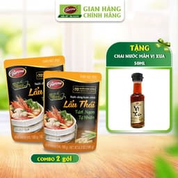 Thumbnail Combo 2 gói Nước Dùng Lẩu Thái Barona 180g [Tặng 1 chai Nước Mắm Cao Cấp Vị Xưa 40 độ đạm 50ml] 1