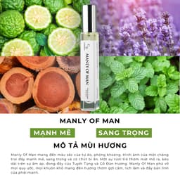 Thumbnail Tinh dầu thơm nam CODEDECO Manly Of Man 10ml dạng xịt - Nam tính, Phóng khoáng, Mạnh mẽ 2